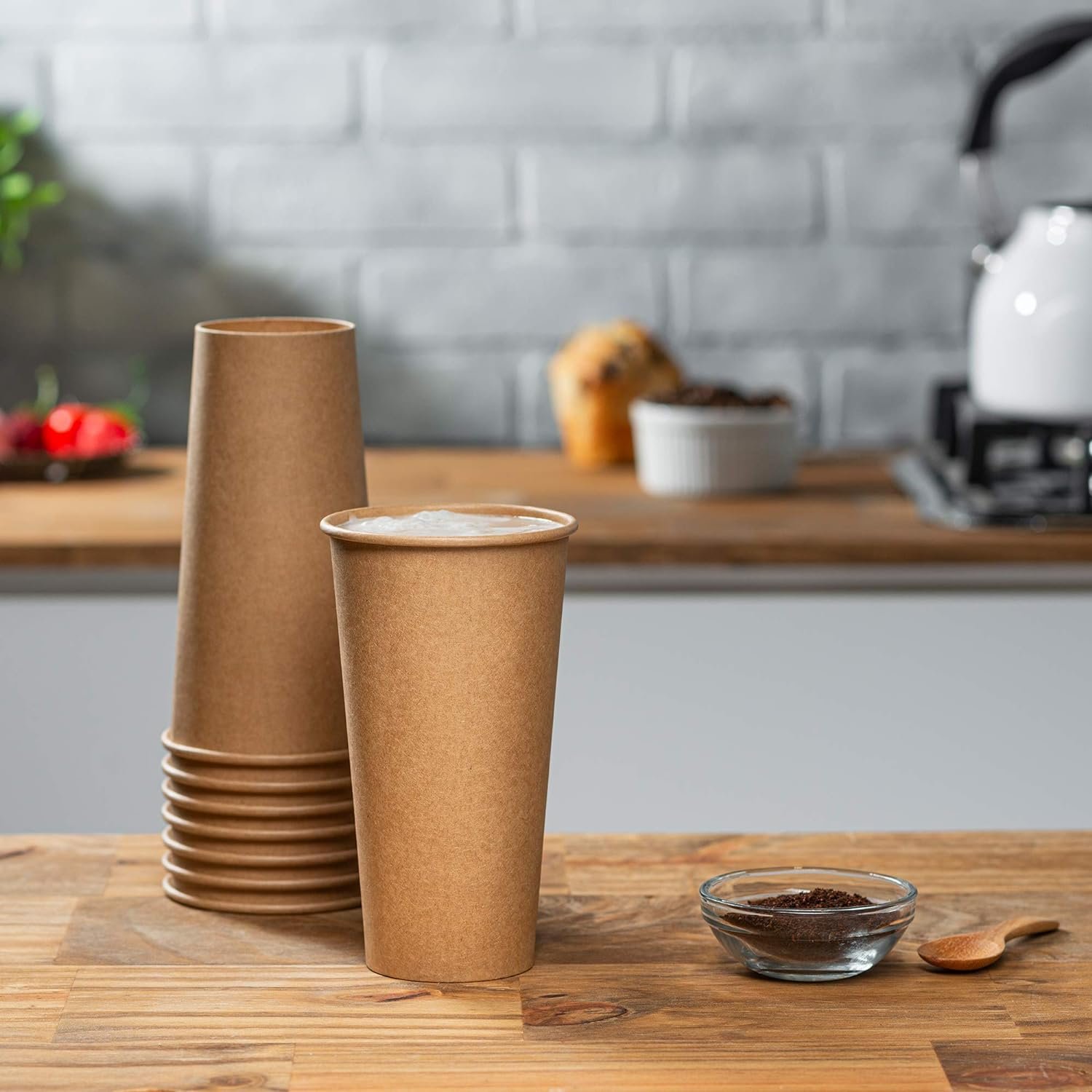 Comfy Package 12 oz. Kraft Paper Hot Coffee Cups Review