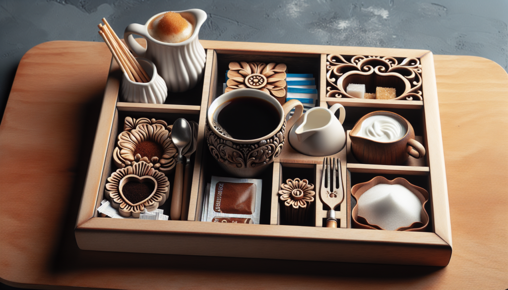 Creative DIY Coffee Condiment Organizer