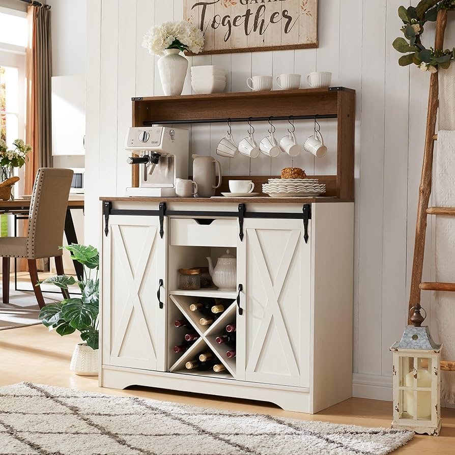 The Perfect Coffee Station Hutch for Your Home