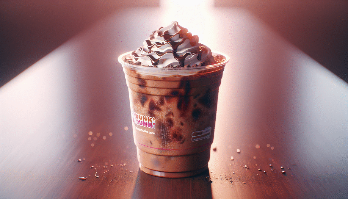 Dunkin Mocha Iced Coffee Delight