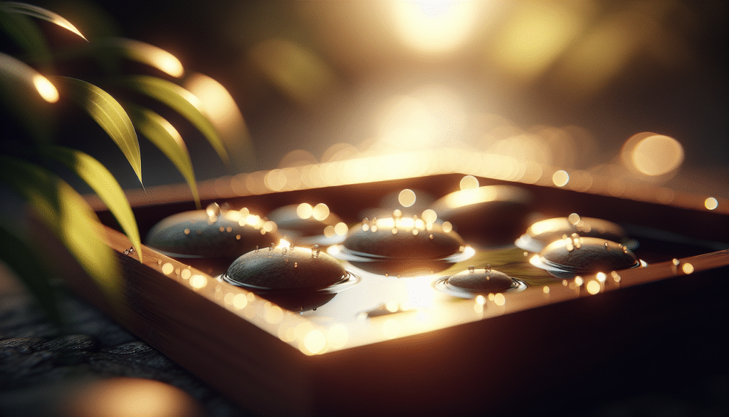 Caring for a water filled pebble tray