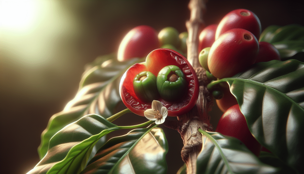 How do coffee beans grow on the coffee plant How do coffee beans grow on the coffee plant