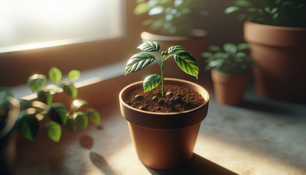Nurturing the Coffee Bean Plant for Home Gardens
