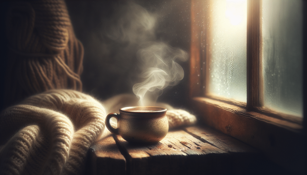 Cozy mug photo by the window